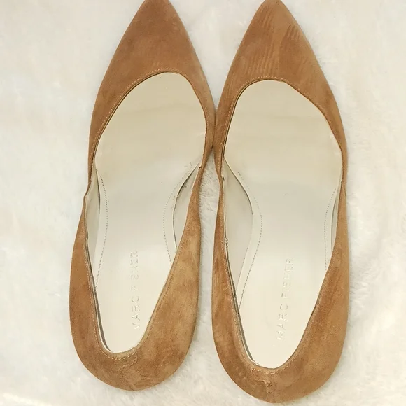 Marc Fisher Tuscany suade Tan pump size 9 - Picture 2 of 6